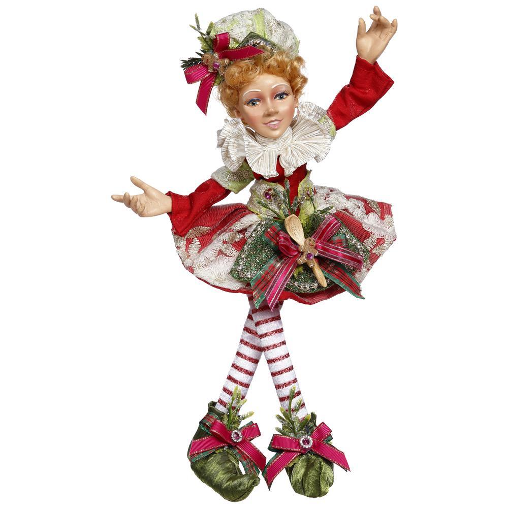 Mark Roberts <BR> Cookie Maker Girl North Pole Elf <br> Small (31.1cm)