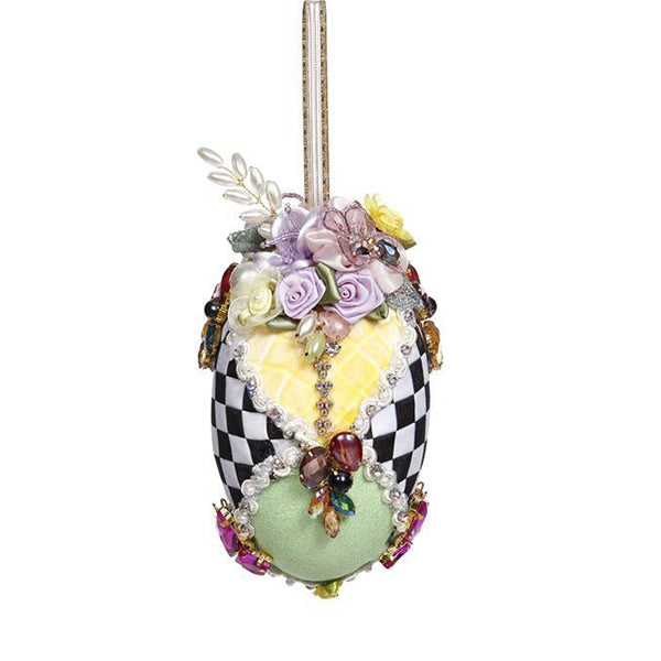 Mark Roberts Easter Collection <BR> Harlequin Jewel Egg <br> 4 Assorted (15cm)