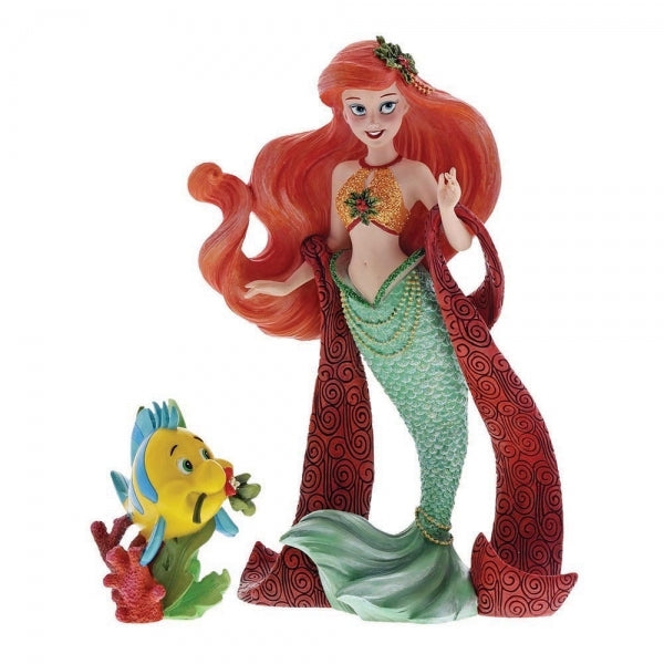 Disney Showcase <br> Couture de Force <br> Christmas Collection <br> Ariel with Flounder