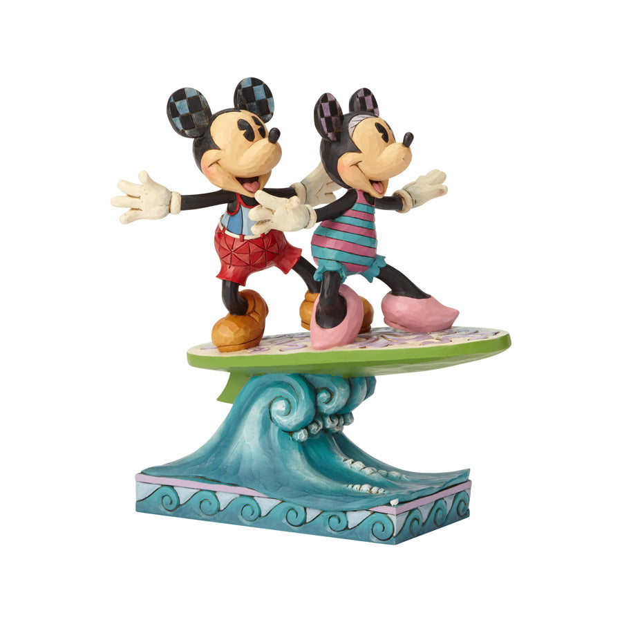 DISNEY TRADITIONS<br>Mickey and Minnie on Surfboard<br>"Surf's Up!"