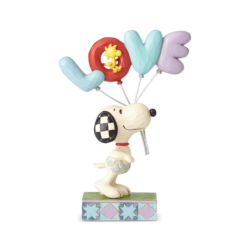 Peanuts by Jim Shore <br> Snoopy with LOVE Balloon <br> "Love is in the Air"