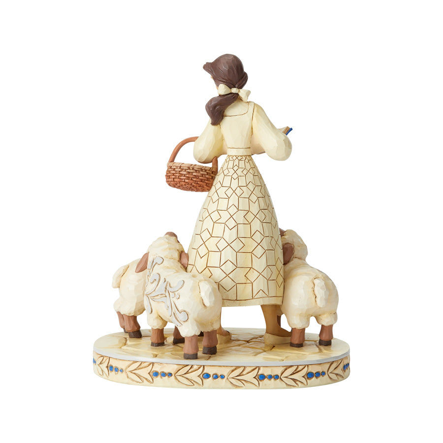 DISNEY TRADITIONS<br>Belle White Woodland<br>"Bookish Beauty"