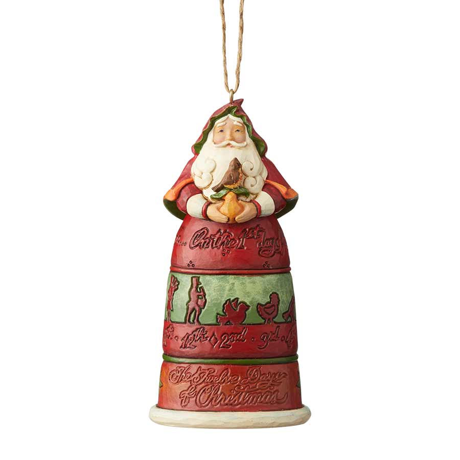 Heartwood Creek <br> Hanging Ornament <br> 12 Days of Chrismtas Santa
