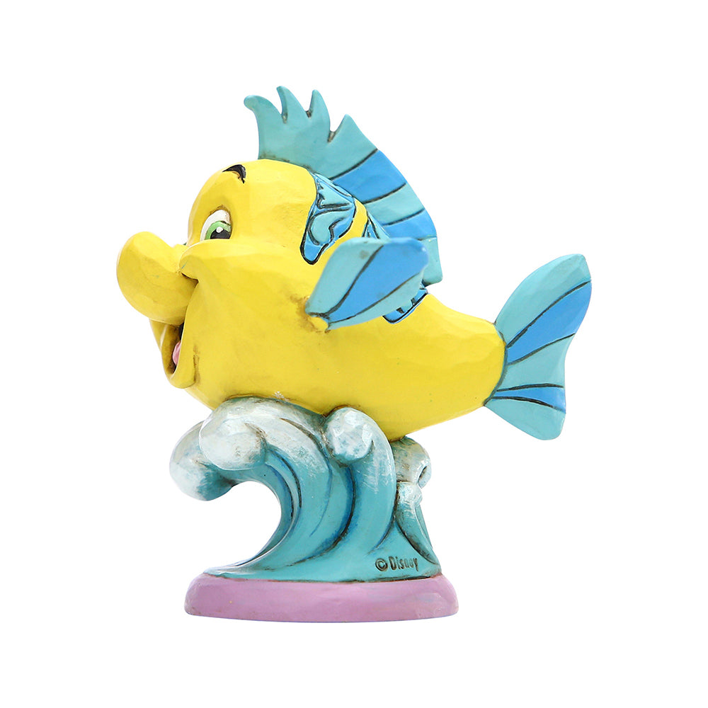 DISNEY TRADITIONS<br>Flounder Personality Pose<br> "Go Fish"