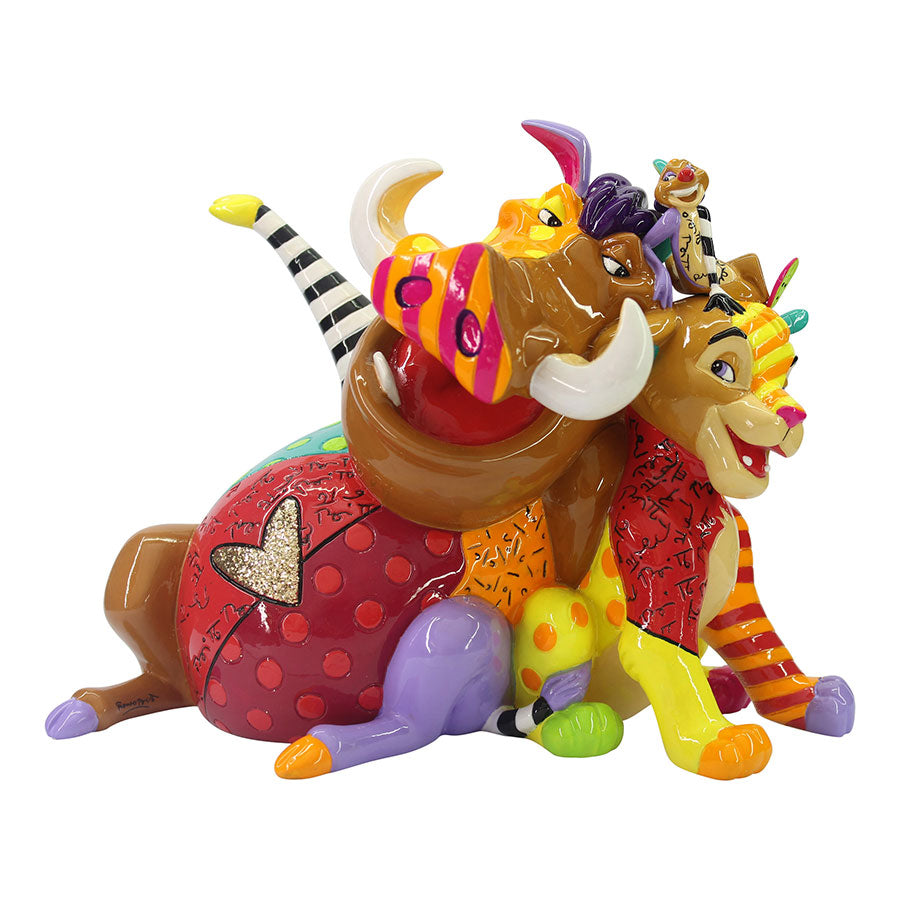 Disney Britto <br> Simba, Pumba and Timon Figurine <br> (Medium)
