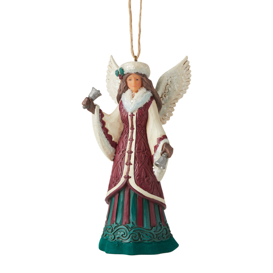 Heartwood Creek <br>Hanging Ornament <br> Angel with Hand Bell