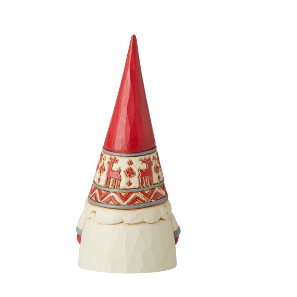 Heartwood Creek <br> Nordic Noel <br> Red Reindeer Hat Gnome (13cm) <br> "Wonders at Work"