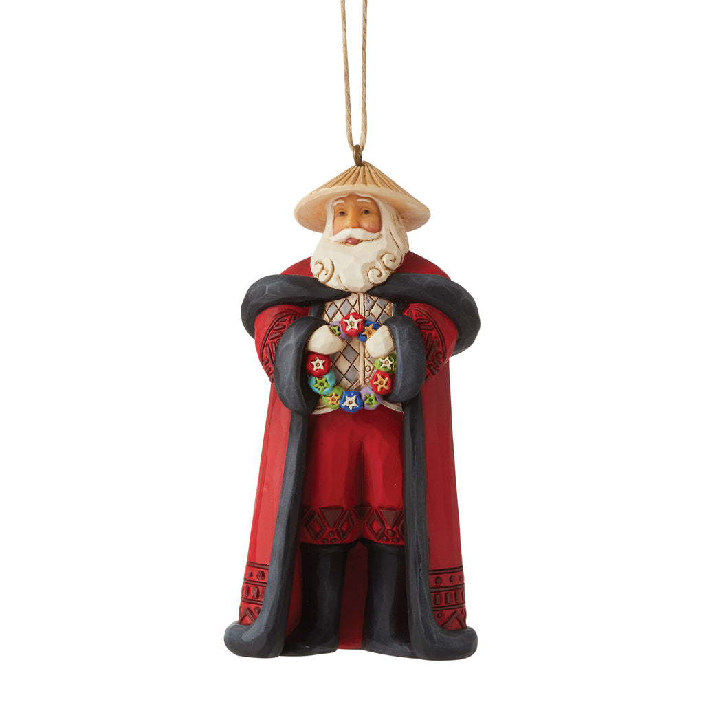 Heartwood Creek <br> Hanging Ornament <br>Filipino Santa