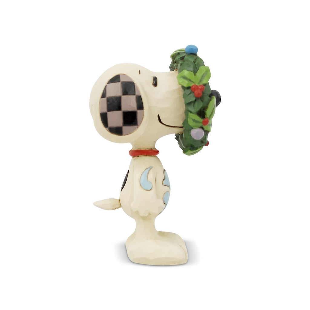 Peanuts by Jim Shore <br> Snoopy in Wreath Mini