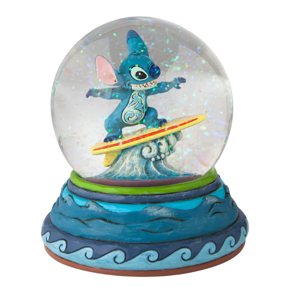 DISNEY TRADITIONS<br>Stitch 100mm Waterball <"Shootin' the Curls"