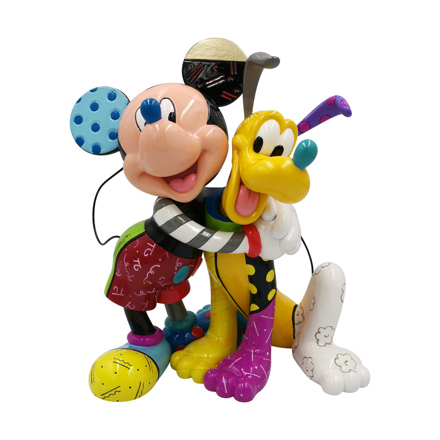 Disney Britto <br> Mickey & Pluto 90th Anniversary Figurine<br> (Large)