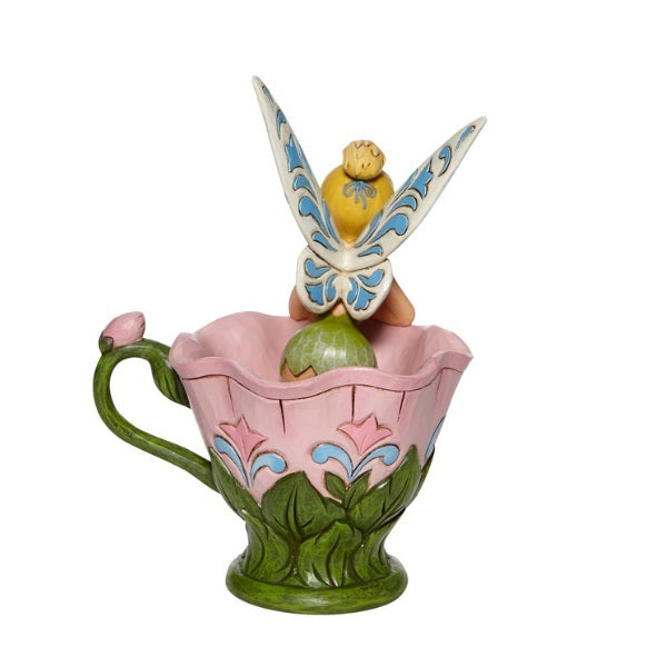 DISNEY TRADITIONS<BR>  Tink Sitting in Flower<BR>“A Spot of Tink”
