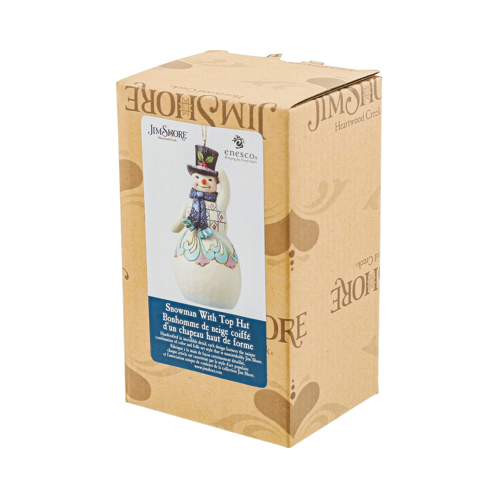 Heartwood Creek  <br> Hanging Ornament <br> Snowman With Top Hat