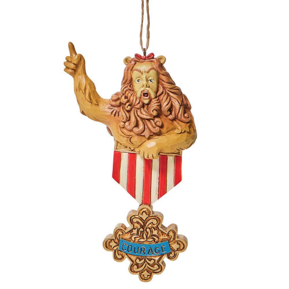Wizard of Oz by Jim Shore <br> Cowardly Lion Courage <br> Hanging Ornament