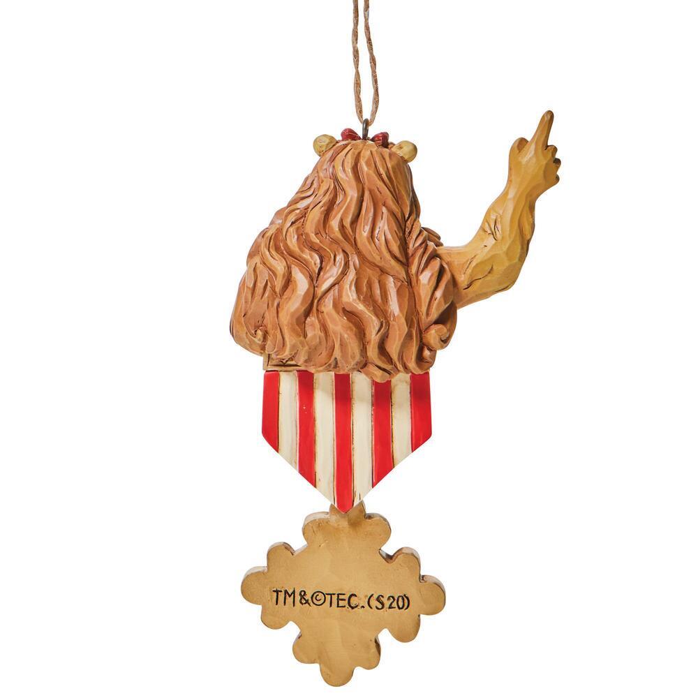 Wizard of Oz by Jim Shore <br> Cowardly Lion Courage <br> Hanging Ornament
