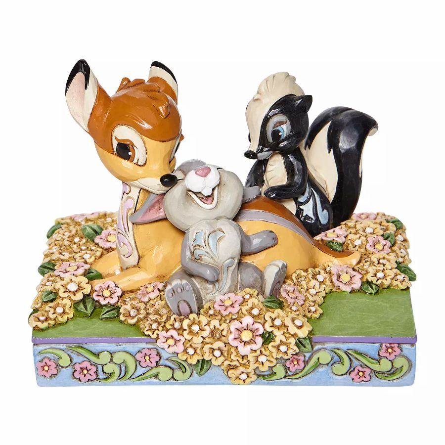 DISNEY TRADITIONS<BR>  Bambi and Friends in Flowers<BR>“Childhood Friends”