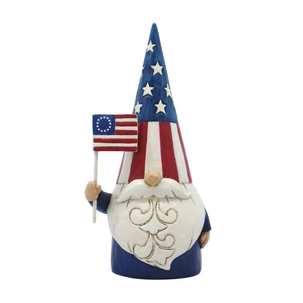 Heartwood Creek <br> Gnomes Around the World <br> American Gnome (14cm)<br> "Star Spangled Gnome"