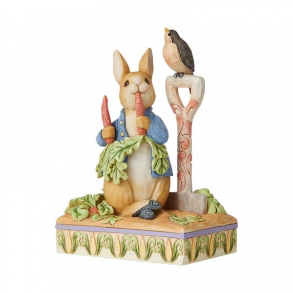 Beatrix Potter by Jim Shore <br> Peter Rabbit Eating Radishes