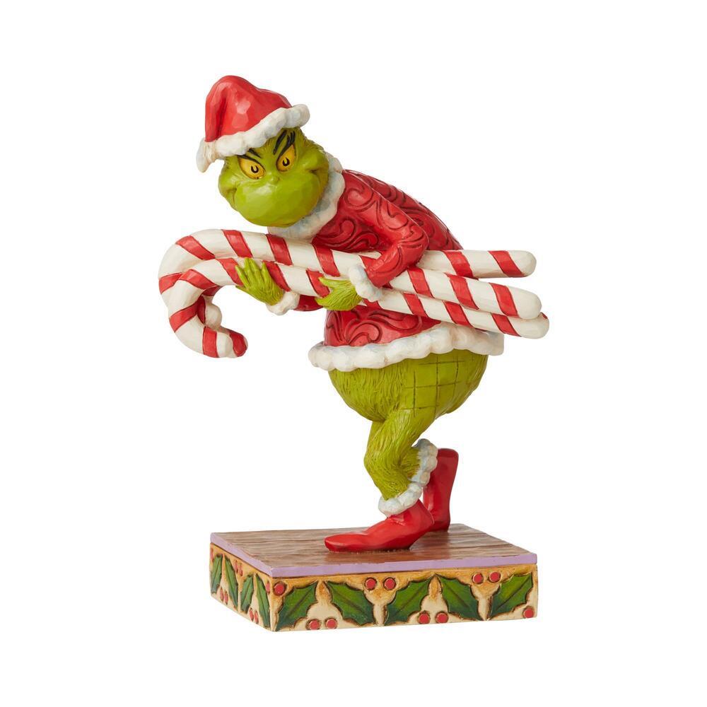 Grinch by Jim Shore <br> 19cm Grinch Stealing Candy Canes
