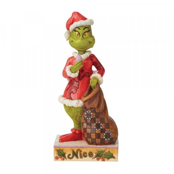 Grinch by Jim Shore <br> Grinch 2-Sided Naughty/Nice (21cm)