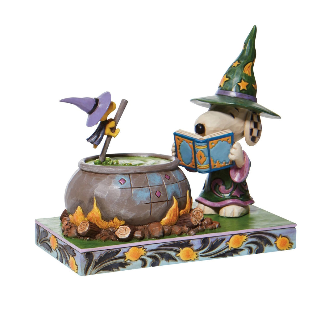 Jim Shore <br> Witch Snoopy And Woodstock <br> "Bewitching Beagle"