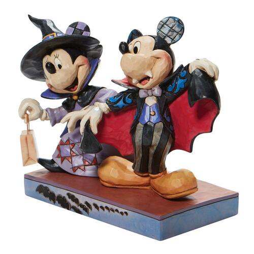 SALE - 30% OFF <br> DISNEY TRADITIONS <br> Mickey and Minnie Halloween <br> "Terrifying Trick-or-Treaters"