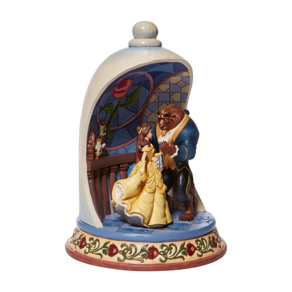 DISNEY TRADITIONS <br> Beauty & the Beast Rose Dome <br>"Enchanted Love"