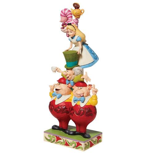 DISNEY TRADITIONS<BR>Stacked Alice in Wonderland<BR>“We're All Mad Here”
