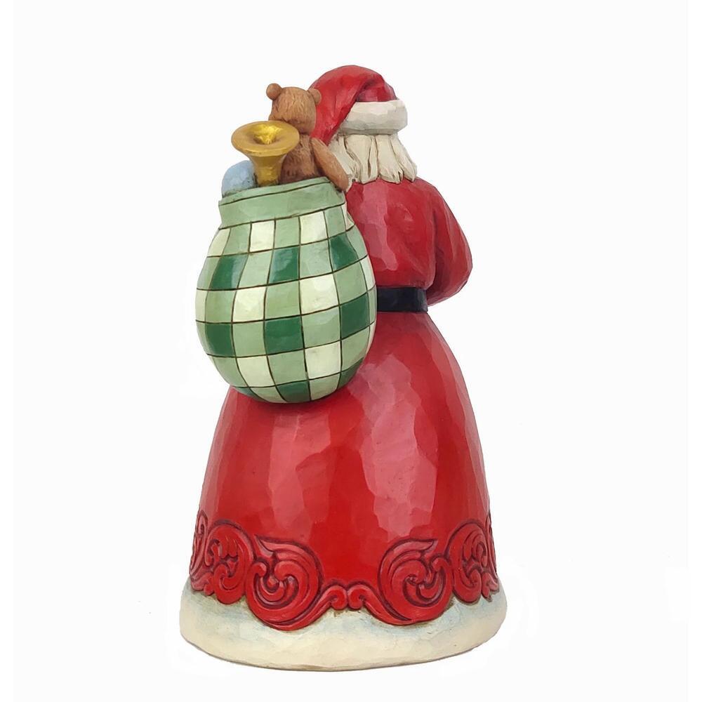 Heartwood Creek <br>Country Living <br> Santa Holding Red Truck<br> "Country Christmas"