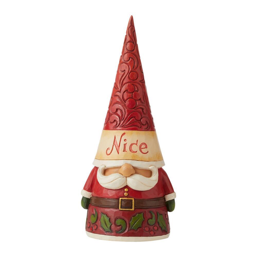 Heartwood Creek <br> Chirstmas Gnome <br> Naughty/Nice 2-Sided Gnome (21cm) <br> "Gnome-body's Perfect"