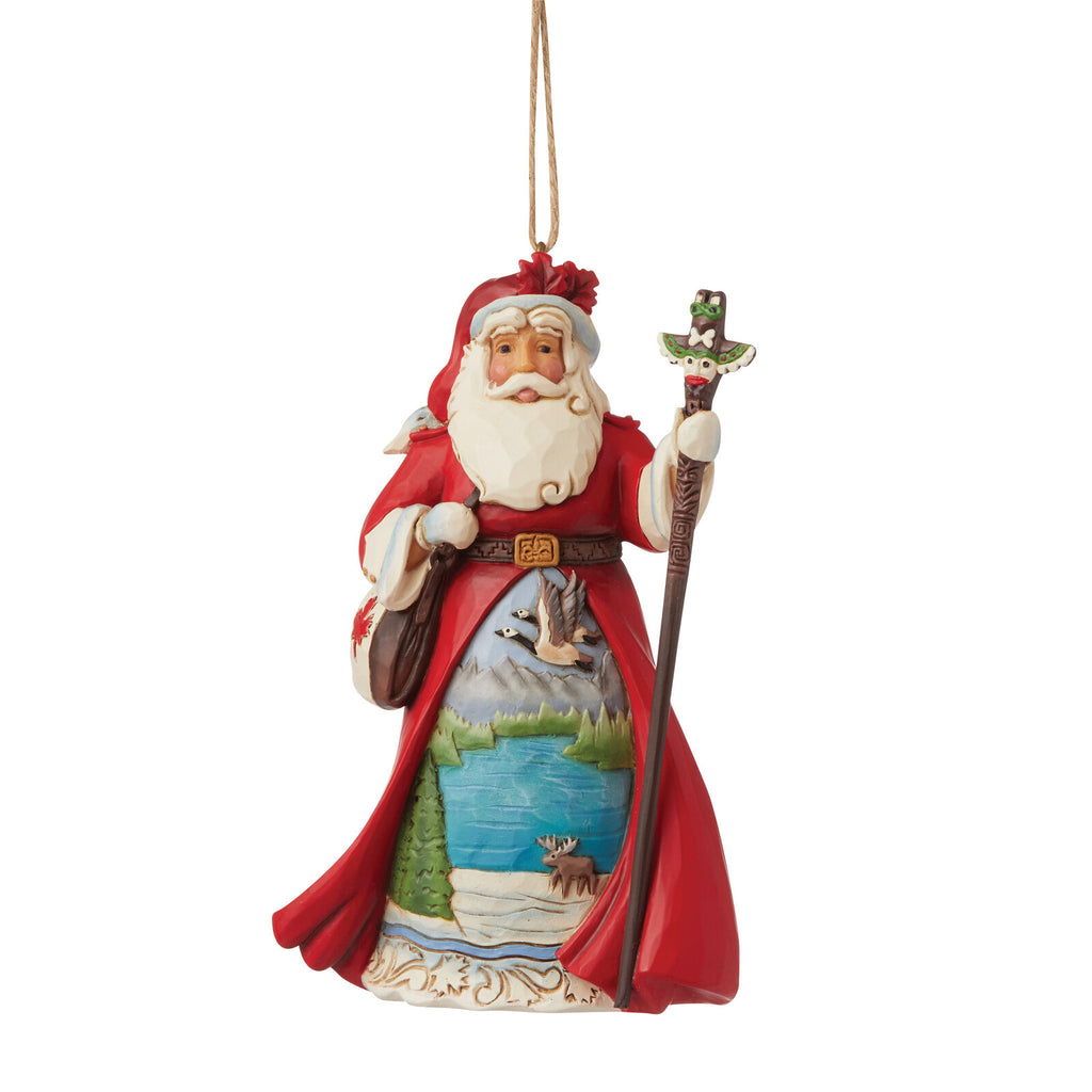 Heartwood Creek <br> Hanging Ornament <br>Canadian Santa
