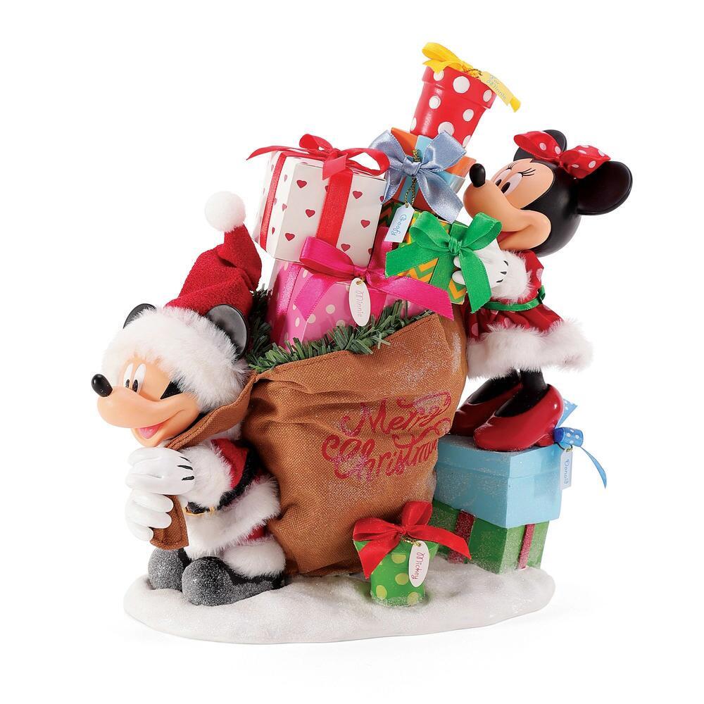 D56 POSSIBLE DREAMS<br> Minnie & Mickey Christmas Eve