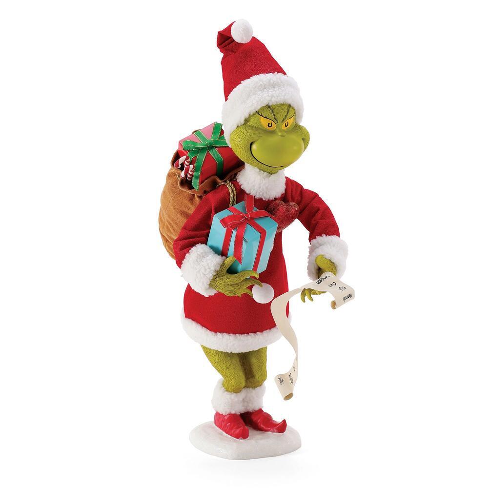 D56 POSSIBLE DREAMS <br> Grinch - A Little Bit More (46cm) - Excluded from SALE