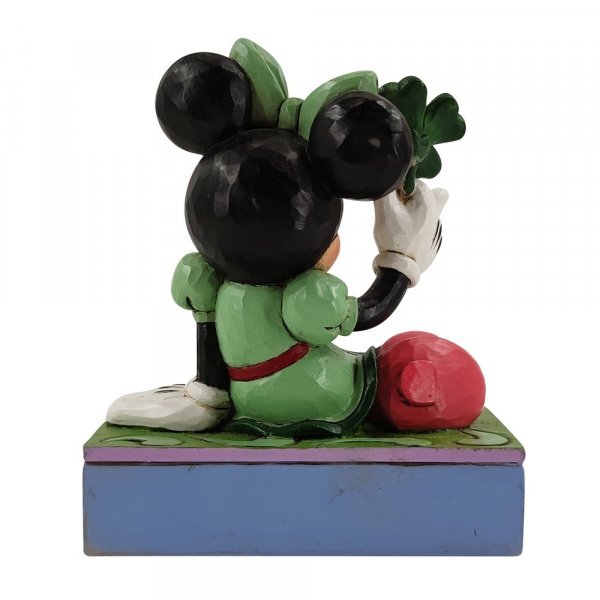 DISNEY TRADITIONS <br> Minnie with Four Leaf Clover <BR>“Shamrock Wishes”