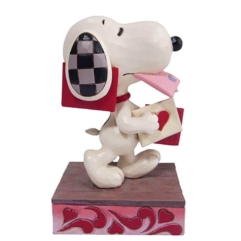 Peanuts by Jim Shore <br> Snoopy Holding Valentine <br> Puppy Love