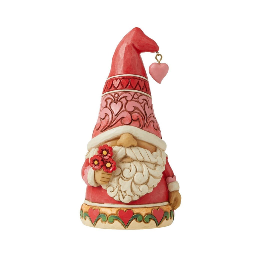 Heartwood Creek<br> Love Gnome with Red Hearts (12.7cm) <br> "Gnomebody Loves You As Much As I Do"