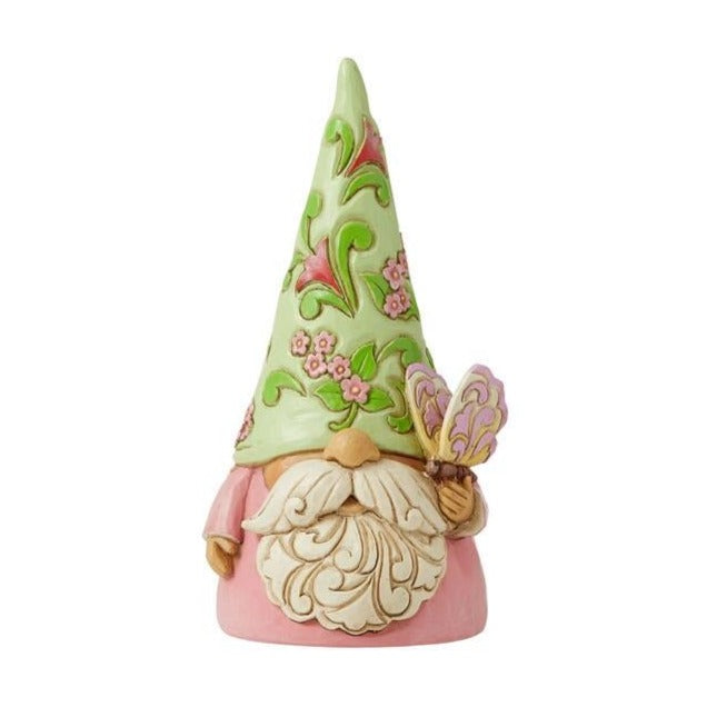 Heartwood Creek <br> Gnome With Butterfly  (12cm ) <br> "Garden Guest"