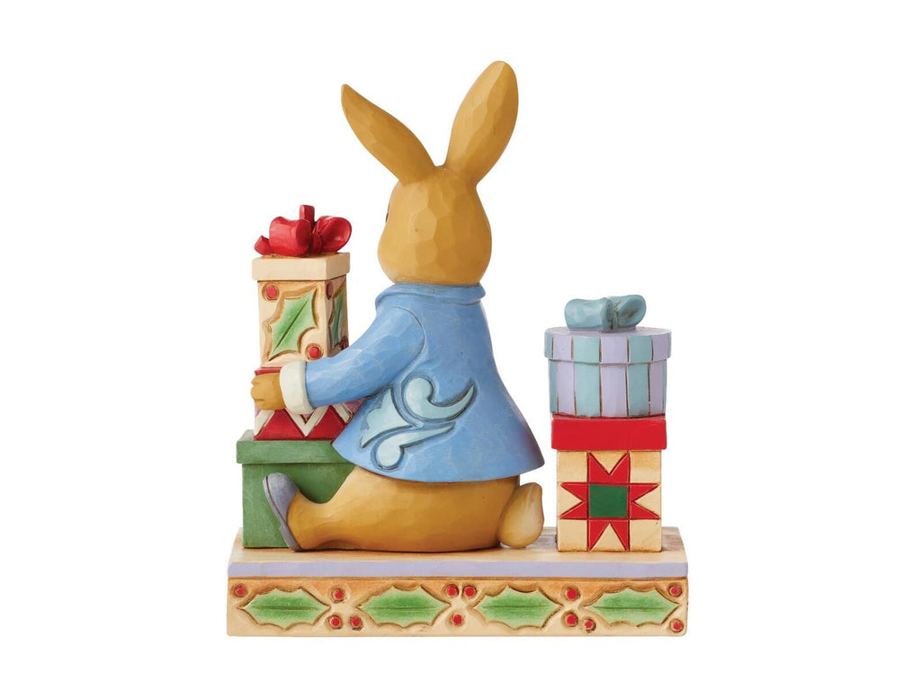 Beatrix Potter by Jim Shore <br> Peter With Presents <br> "Presents of Happiness, Joy & Love"