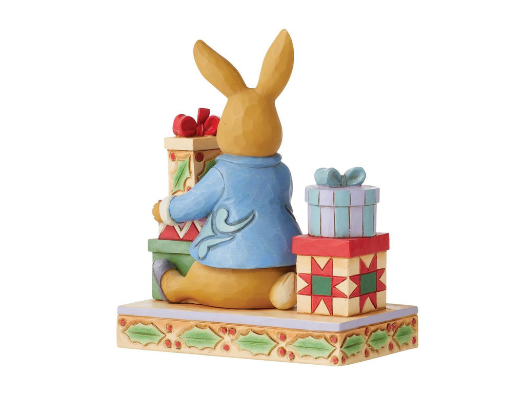 Beatrix Potter by Jim Shore <br> Peter With Presents <br> "Presents of Happiness, Joy & Love"