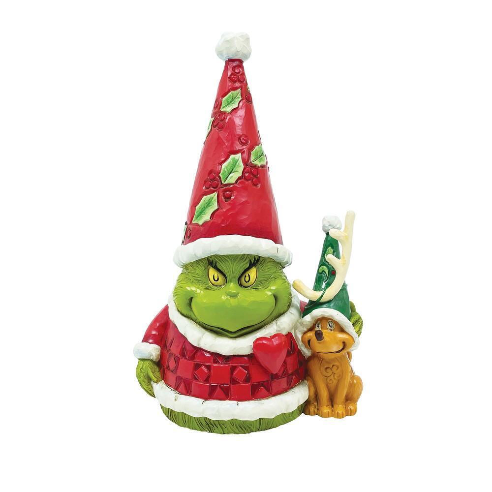 Grinch by Jim Shore <br> Grinch & Max Gnome (16cm)