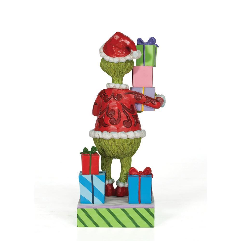 Grinch by Jim Shore <br> Grinch Holding Presents (20cm)