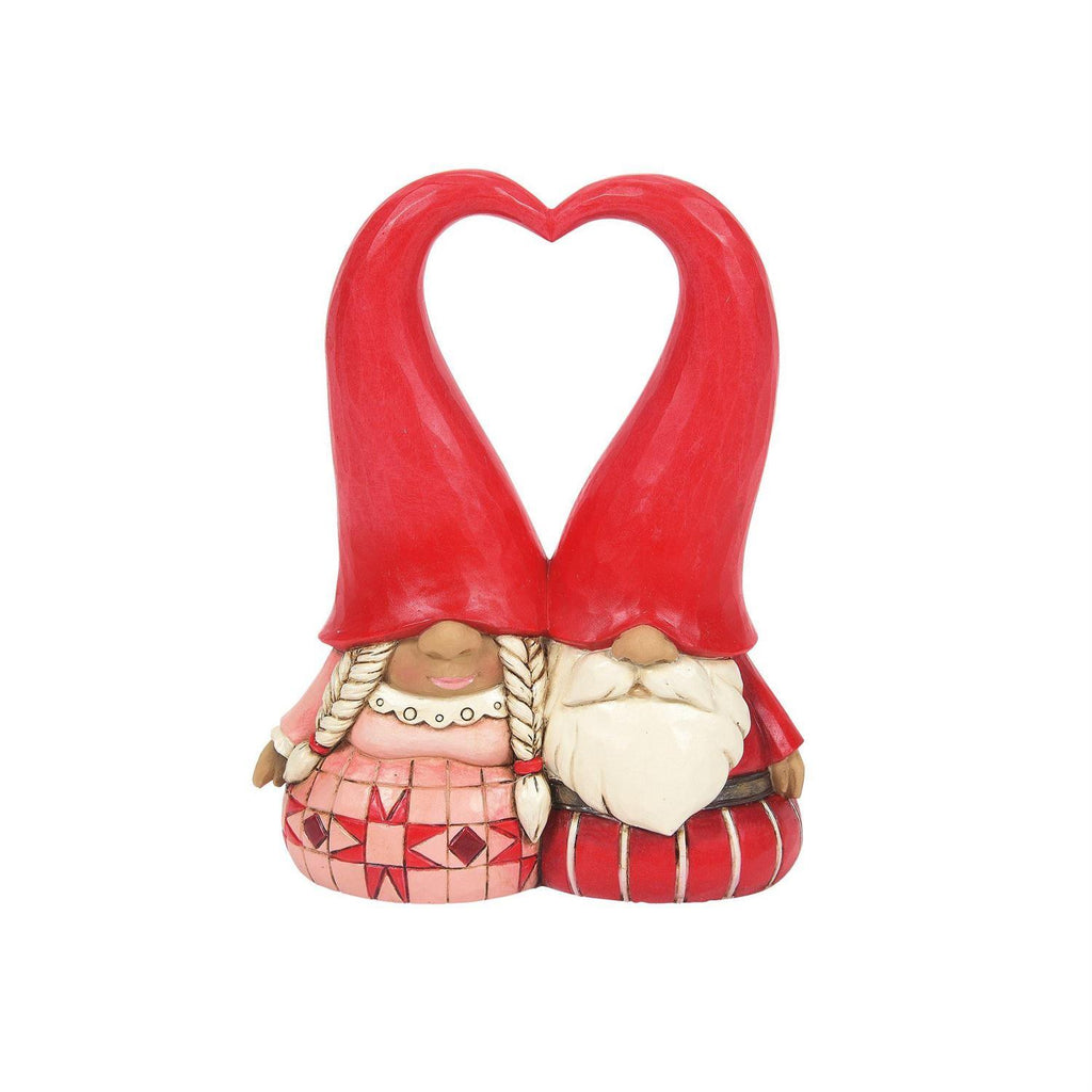Heartwood Creek<br>  Love Gnome Couple (10cm) <br> "Gnome Is Where The Heart Is"