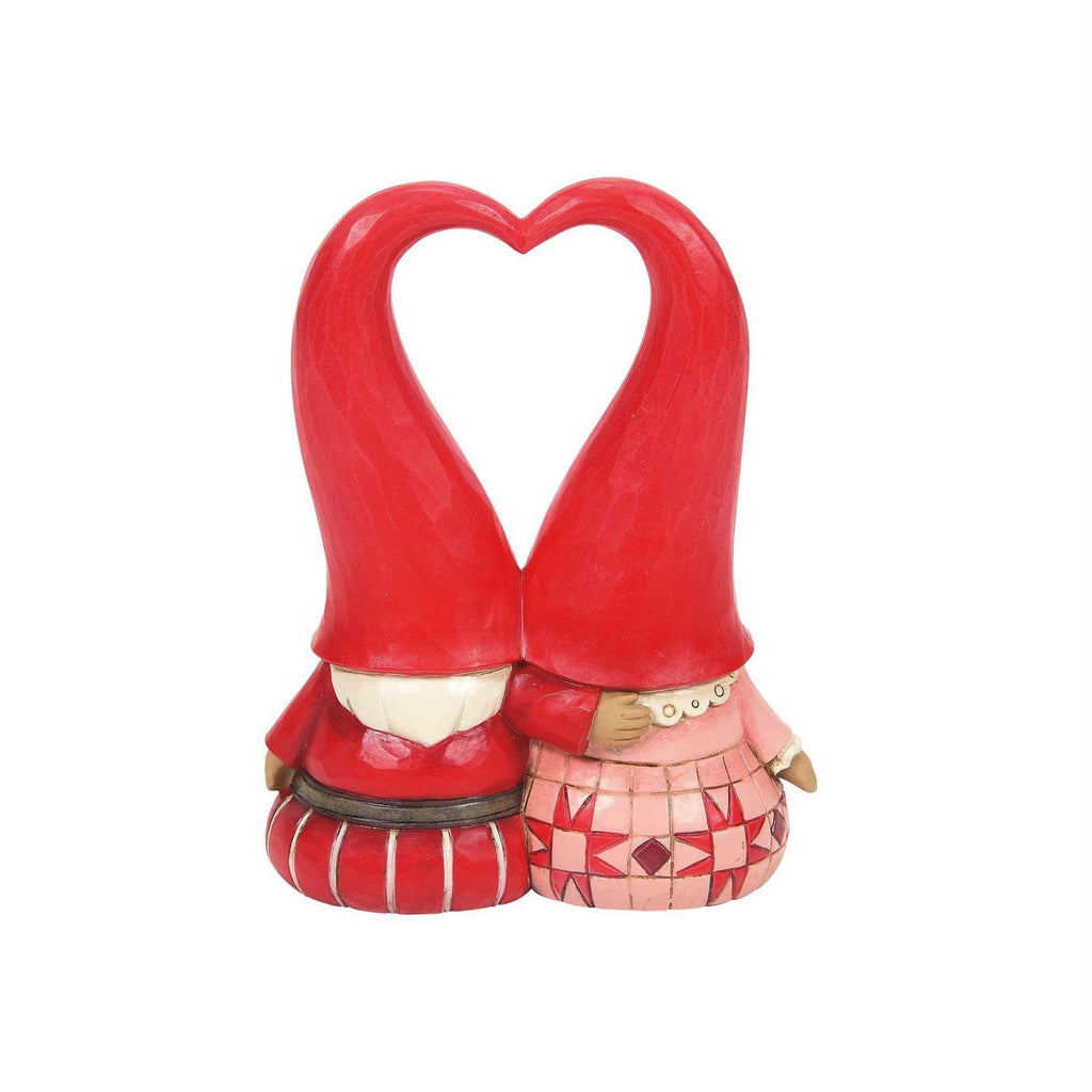 Heartwood Creek<br>  Love Gnome Couple (10cm) <br> "Gnome Is Where The Heart Is"