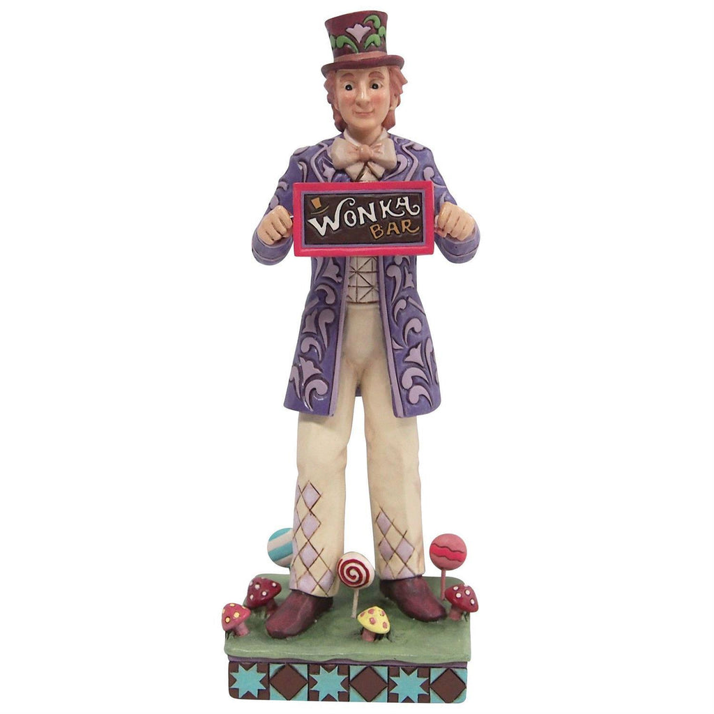 Willy Wonka by Jim Shore <br> Willy Wonka with Rotating Chocolate (18cm)
