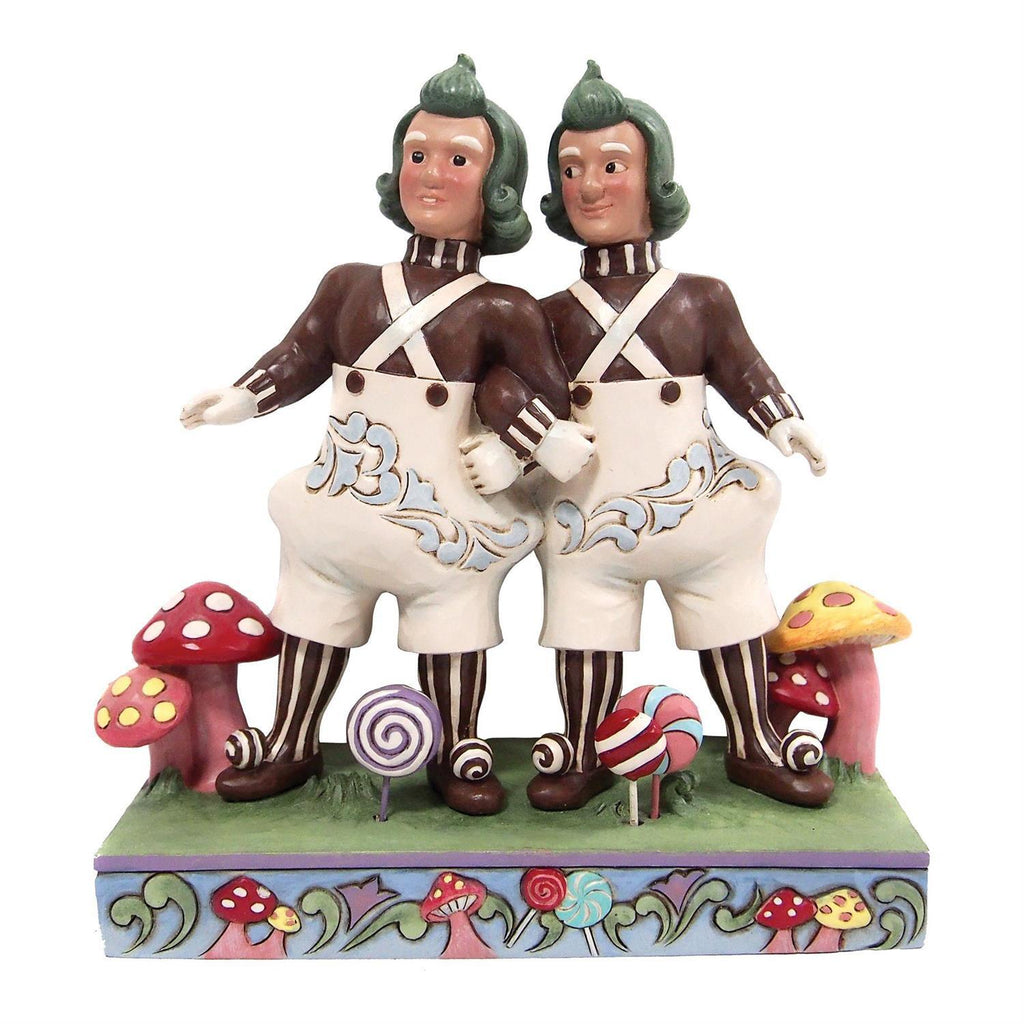 Willy Wonka by Jim Shore <br> Oompa Loompas Side by Side (13cm)