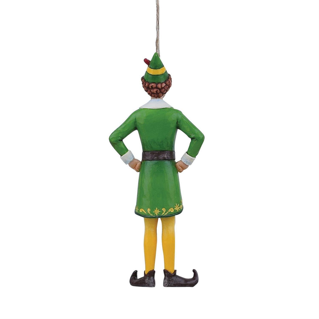 Elf by Jim Shore <br>Hanging Ornament <br> Buddy Elf in Classic Pose Hanging Ornament (14.5cm)