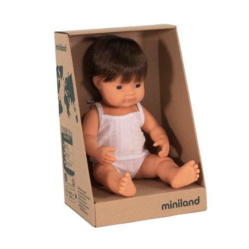 Miniland Doll <br> 38cm Baby Boy<br>Caucasian