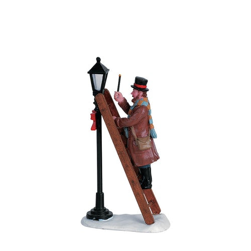 Lemax Figurine <br> Lamplighter (on Ladder)