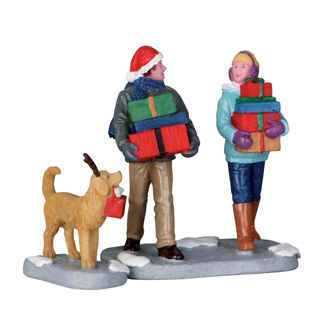 Lemax Figurine <br> Christmas Party, Set of 2