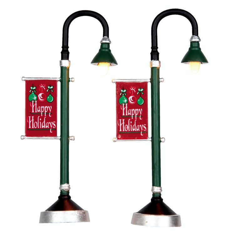 Lemax Accessories <br> Municipal Street Lamps, Set of 2